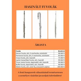 Használt fuvolák