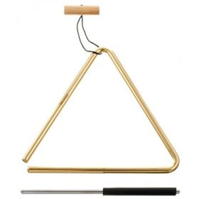 Meinl triangulum/ fémháromszög 20 cm, arany színű