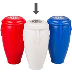 Shaker konga alakú fehér