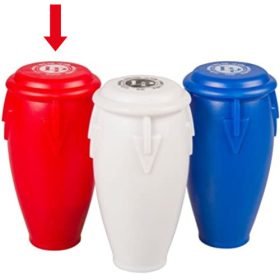 Shaker konga alakú piros