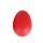 Csörgő/shaker, tojás forma, színes - piros