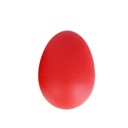 Csörgő/shaker, tojás forma, színes - piros