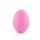 Csörgő/shaker, tojás forma, színes - rózsaszín