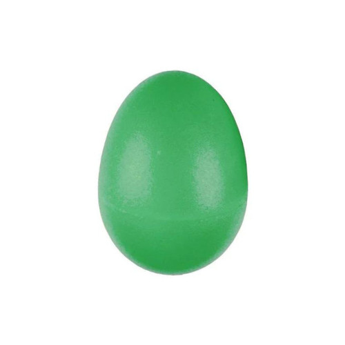Csörgő/shaker, tojás forma, színes - zöld