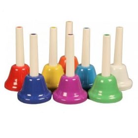 Színes csengőkészlet (8db-os) gyerekeknek