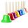 Hand Bells csengőkészlet - 8 db-os diatonikus színes harangok hangolva