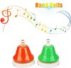 Hand Bells asztali csengőkészlet - 8 db-os diatonikus színes csengettyűk hangolva