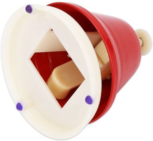 Hand Bells asztali csengőkészlet - 8 db-os diatonikus színes csengettyűk hangolva