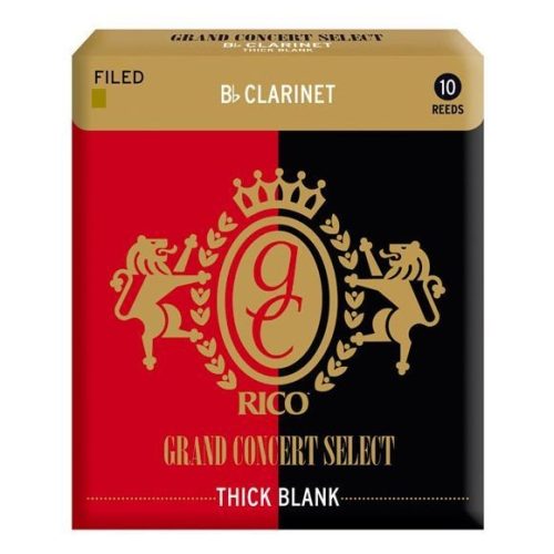 RICO Bb klarinét nád,Grand Concert Select Thick Blank 3,5