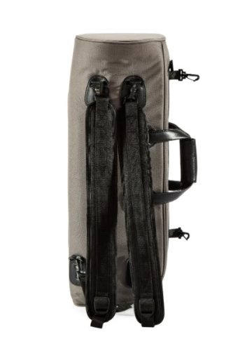 Trombita könnyített tok, szürke, hátra vehető, oldalzsebes