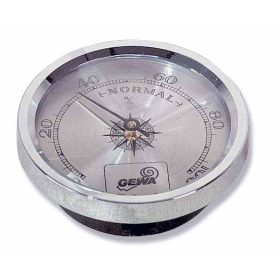 Páramérő hygrometer ezüst színű