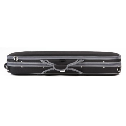 Hegedűtok szögletes kottazsebbel Paisley (fekete/szürke) 2 kg