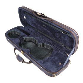 Hegedűtok szögletes kottazsebbel Paisley (kék) 2 kg