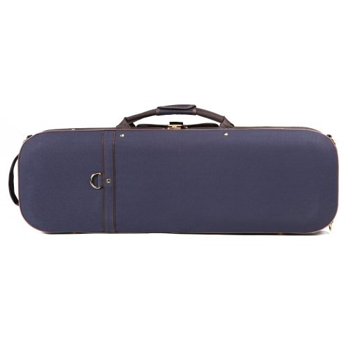 Hegedűtok szögletes kottazsebbel Paisley (kék) 2 kg