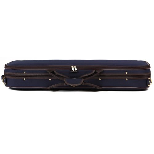 Hegedűtok szögletes kottazsebbel Paisley (kék) 2 kg