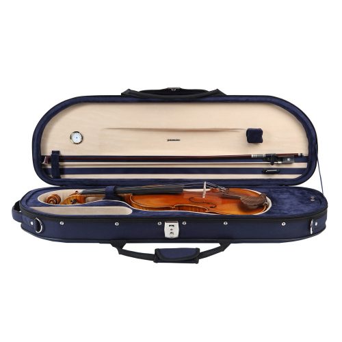 Hegedűtok kerekített kottazsebbel (kék) 1,8 kg