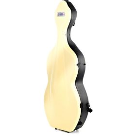   Cselló kemény tok BAM fehér/fekete hát 3,9kg shamrock hightech