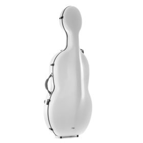 Cselló keménytok polycarbon, 4,6 kg, fehér