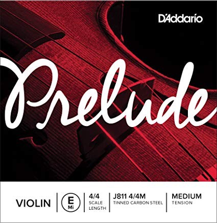 Hegedűhúr D'addario Prelude E medium (acél, ónbev.)