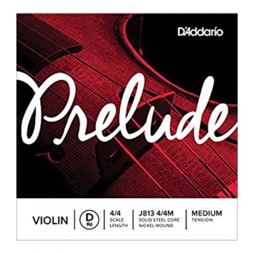 Hegedűhúr D'addario Prelude D medium  (acél, nikkelbev.)