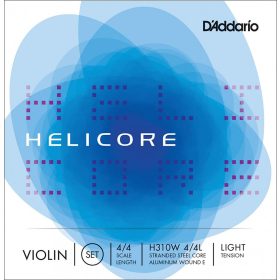 Hegedűhúr D'addario Helicore készlet, light E fonott