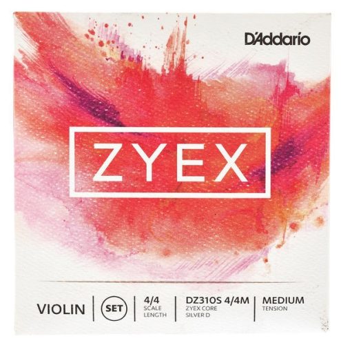Hegedűhúr D'addario Zyex készlet (ezüst D) medium