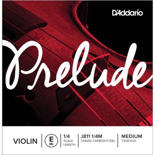 Hegedűhúr D'addario Prelude E 1/4 medium