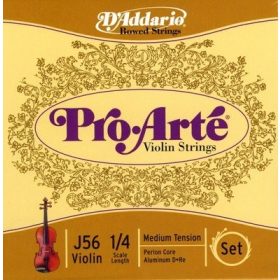 Hegedűhúr D'addario Pro Arte készlet 1/4 medium