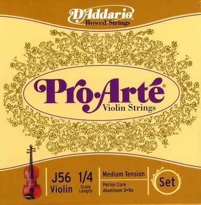 Hegedűhúr D'addario Pro Arte készlet 1/4 medium