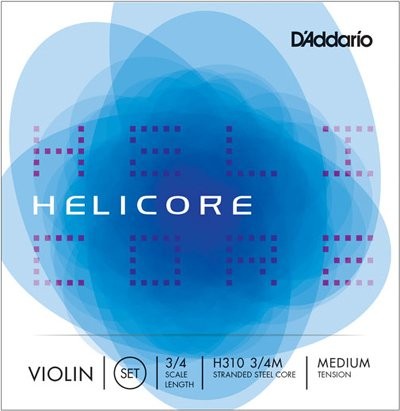 Hegedűhúr D'addario Helicore készlet 3/4 medium
