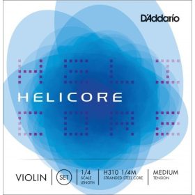 Hegedűhúr D'addario Helicore készlet 1/4 medium
