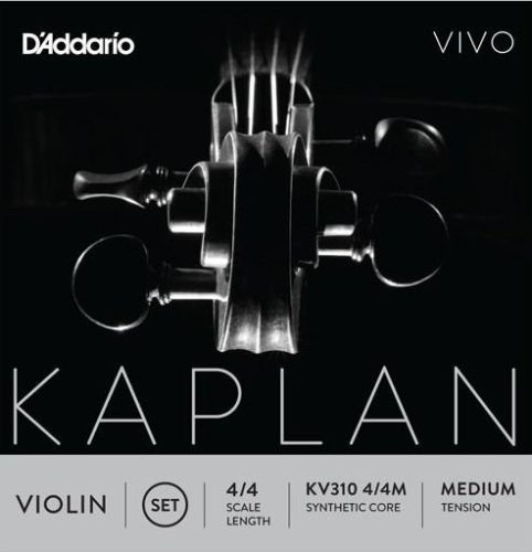Hegedűhúr D'addario Kaplan VIVO KV310 készlet 4/4 medium