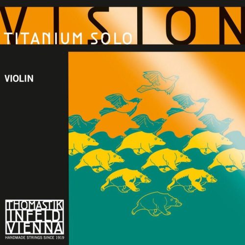 Hegedűhúr Thomastik Vision Titanium solo D ezüst