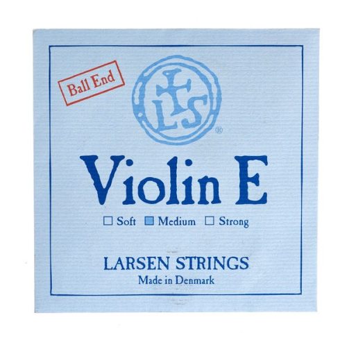 Hegedűhúr Larsen E acél, gombos ,medium