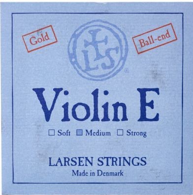 Hegedűhúr Larsen E arany, gombos, medium