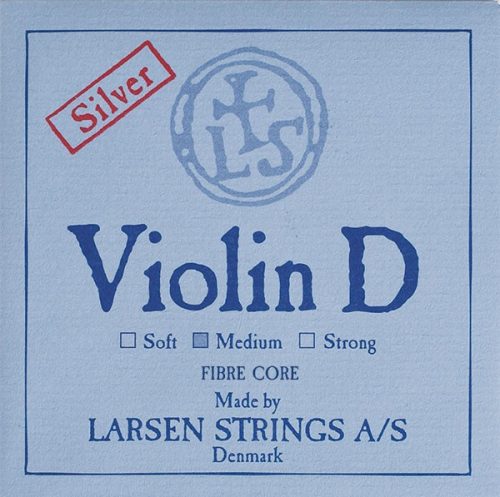 Hegedűhúr Larsen D ezüst, medium