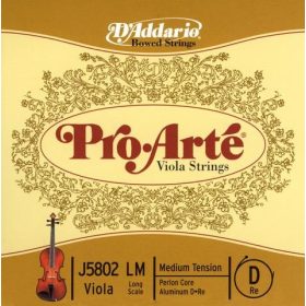 Brácsahúr D'addario Pro Arte D (perlon, alubev.)