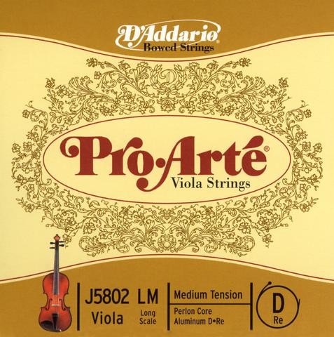 Brácsahúr D'addario Pro Arte D (perlon, alubev.)