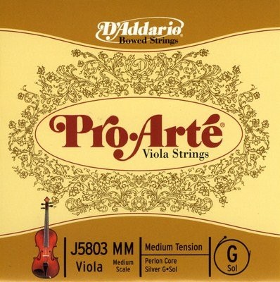 Brácsahúr D'addario Pro Arte G (perlon, ezüstbev.)