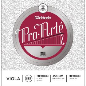   Brácsahúr D'addario Pro Arte készlet közepes 15-16'