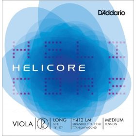   Brácsahúr D'addario Helicore D hosszú (acél, fonott titánbev.) medium