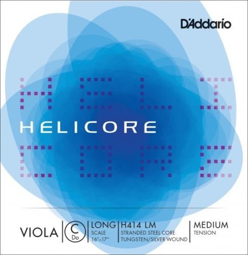 Brácsahúr D'addario Helicore C hosszú (acél, fonott wolfram-ezüstbev.)