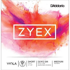Brácsahúr D'addario Zyex D (perlon, alubev.)