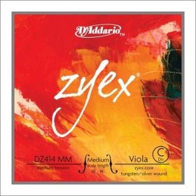   Brácsahúr D'addario Zyex C (perlon, ezüst-wolframbev.)