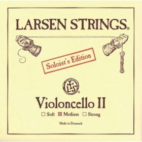 Csellóhúr Larsen D Solo, króm medium