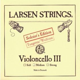Csellóhúr Larsen G Solo, króm / wolfram stark