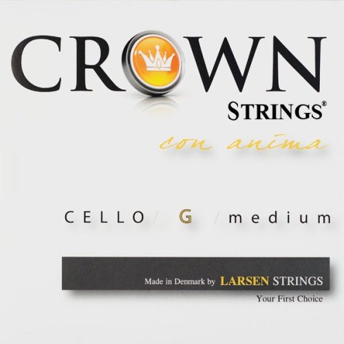 Csellóhúr Larsen Crown G króm, medium