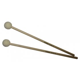   Timpani verő zenekari, 35mm fehér, közép-kemény filc (10mm nyél)