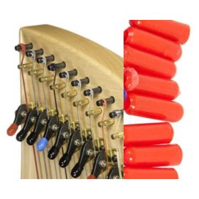 Hárfa kampóra gumi - piros