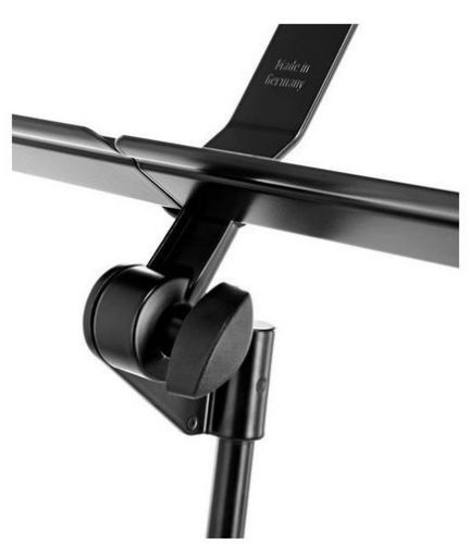 K&M kottaállvány "Spezial" stabil, hajlított lábak, több kottához, fekete